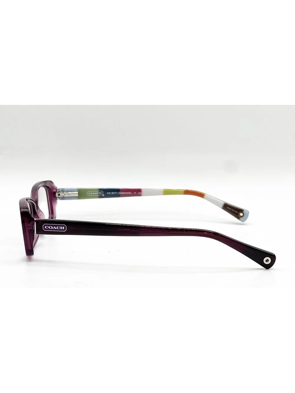 Coach HC 6011 5043 Purple Rectangle Authentic Eyeglass Frames 51-15-135